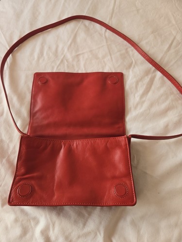 Zara red leather - zara,