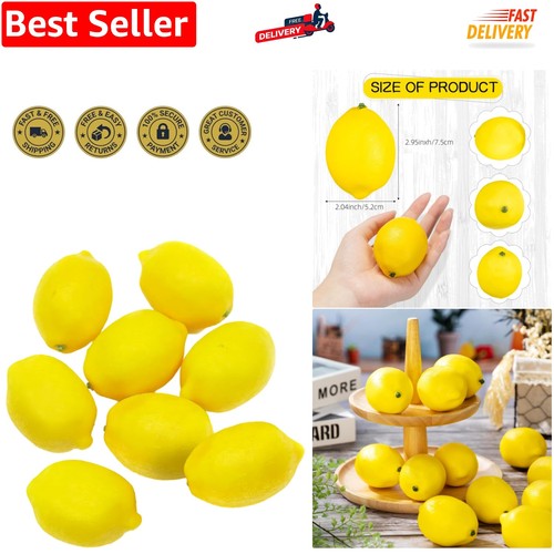 Pcs artificial lemon yellow - artificial,