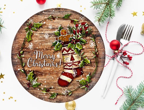 Christmas stocking charger - stocking,