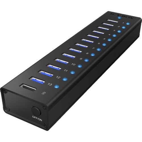 Icy box usb hub 13 - box, hub,