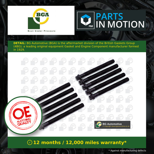 Cylinder head bolts fits - bolts,