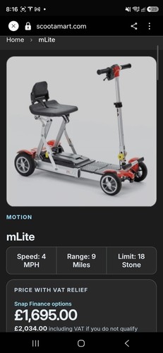 Mlite folding mobility - mlite,