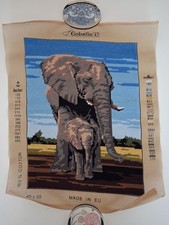 Vintage Hand-Stitched Gobelin