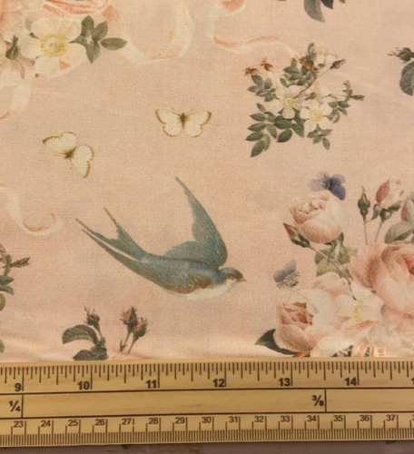 Fat quarter rose and - fat, violets