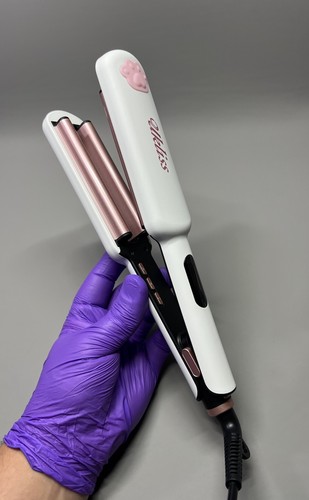 Hair crimper triple barrel - crimper,
