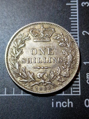 1883 victoria shilling high - 1883,