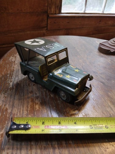 Vintage tin litho army - tin,