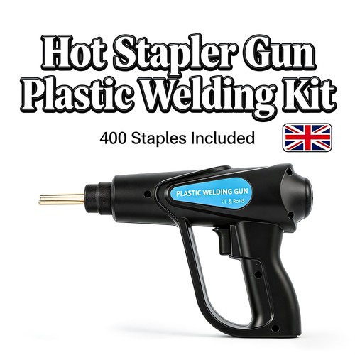 Hot stapler gun - hot, plastic