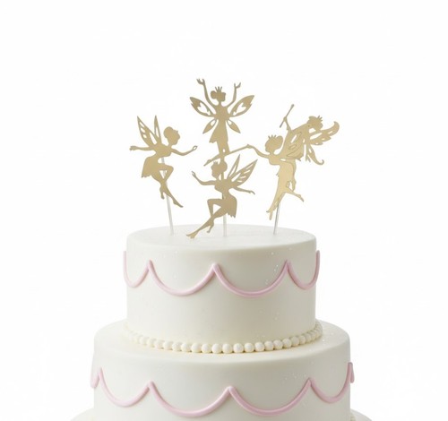 Fairy cake topper girl - topper,