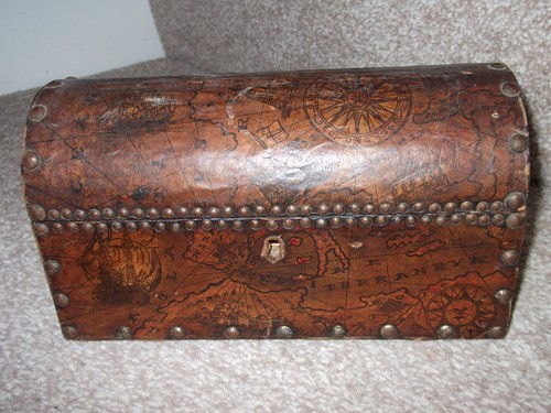 Old leather and wood - old,