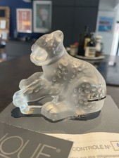Lalique crystal jaguar - crystal,