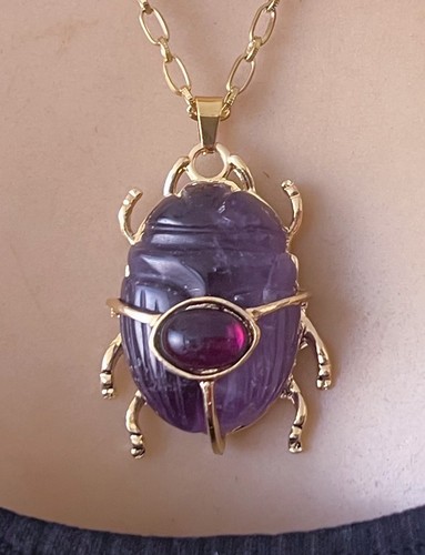 Egyptian revival scarab - egyptian,