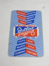 VINTAGE Butlin's Memorabilia Single Playing Card 1950s Vintage Advertising