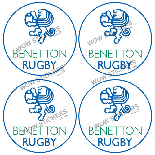 Benetton rugby stickers laptop - stickers,
