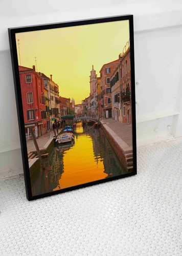 Venice canal gondola - gondola, italy