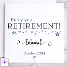 Personalised Retirement Card | Retirement Congratulations Card | Male | Female
