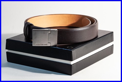 Unworn montblanc belt - montblanc, brown