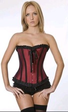 Burgundy Lily Taffeta