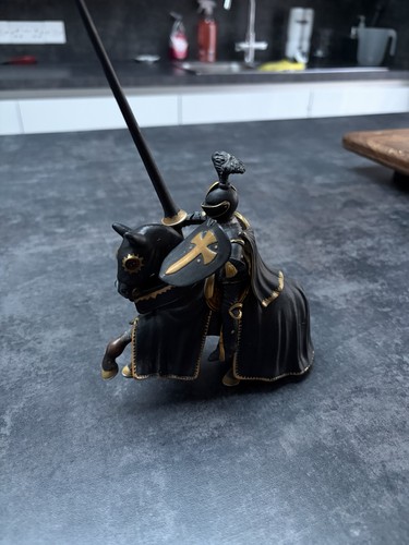 Vintage schleich black knight - black,