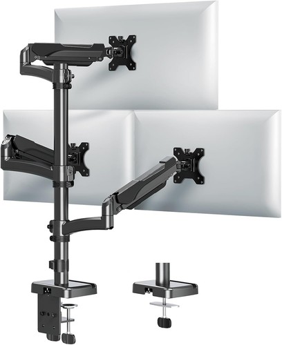 Triple monitor arm desk - triple, mount