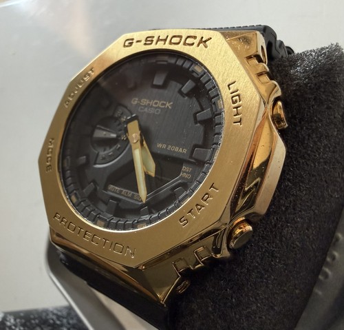 Casio shock gm2100 gold bnib - gm2100,
