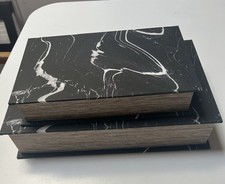 Set 2 Marble Effect Book Boxes