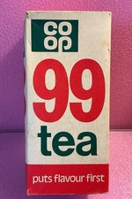 CO-OP 99 Loose Tea Full Packet 1970s Unopened Great Prop Advertising