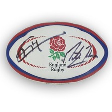 Jonny Wilkinson And Martin Johnson Signed England Rugby Ball