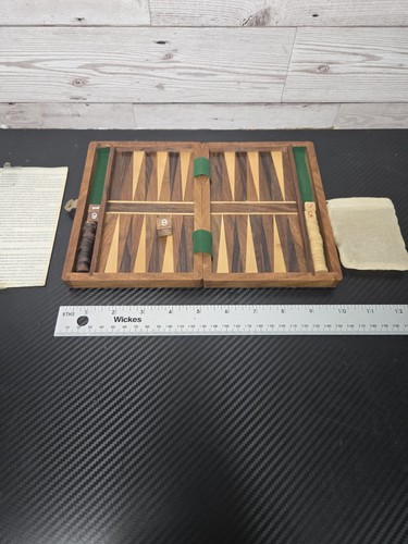 Backgammon set with wooden - set,