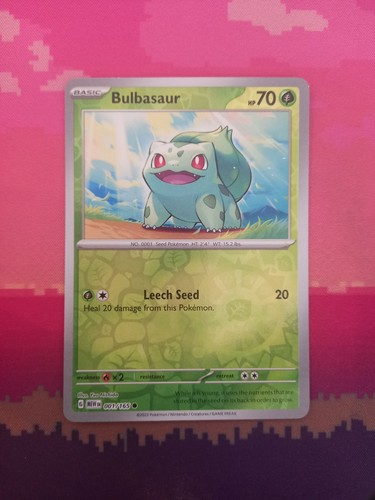 Pokemon card bulbasaur scarlet - bulbasaur,