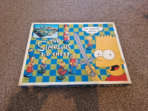 The simpsons chess vintage - 3-d,