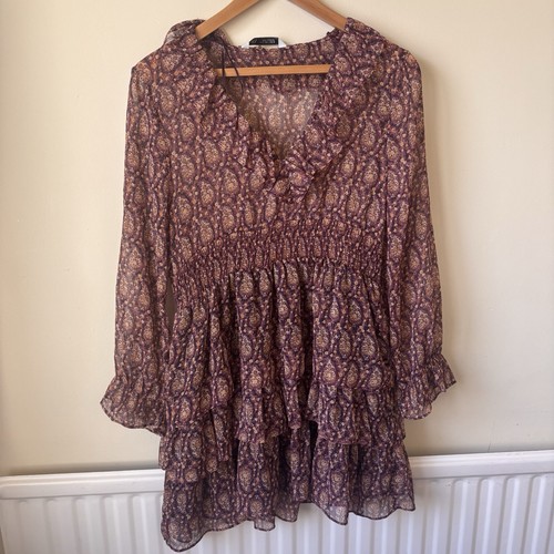Zara paisley metallic - zara,