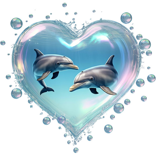Romantic dolphins vinyl - dolphins,