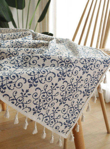 Beautiful tablecloth with - tablecloth,