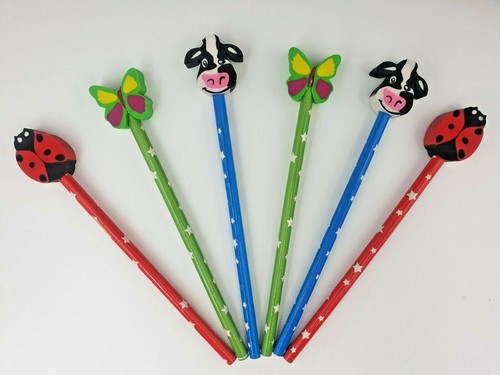 Pencils rubbers novelty - rubbers,