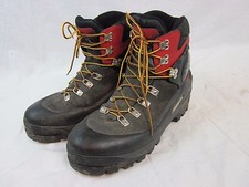 Vibram Trezeta Black & Red Leather Snow Boots Men's 13