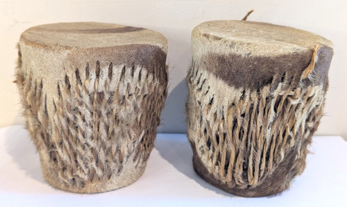 Pair vintage african - vintage, fur
