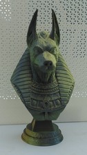 Large Egyptian God Anubis Bust