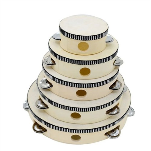 Wooden tambourine drum - tambourine,
