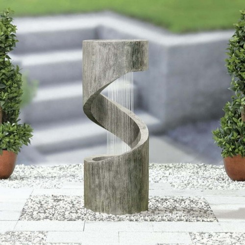 Easy fountain spiral showers - fountain,