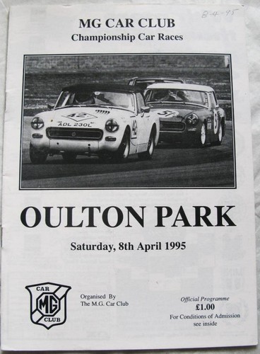 Oulton park apr 1995 - 8, car