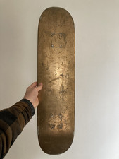 Blank Gold skatboad deck
