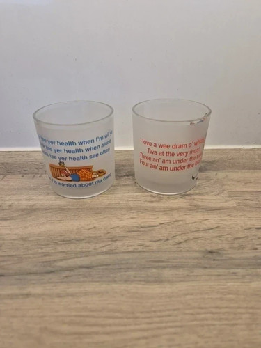 Pair vintage funny scottish - pair,