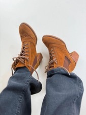 Bertie Brown Suede Lace Up