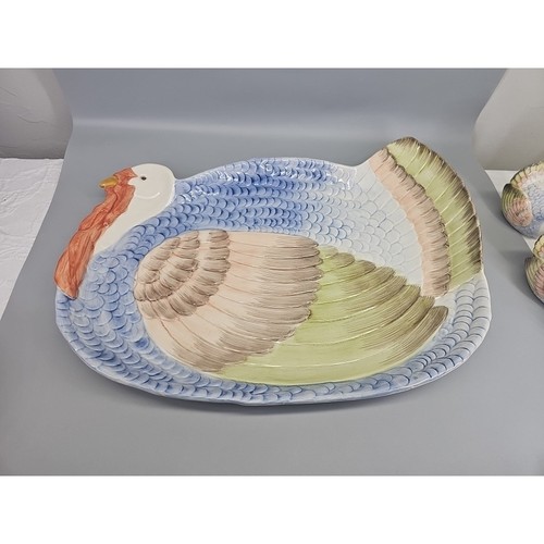 Turkey serving platter - turkey, 18"