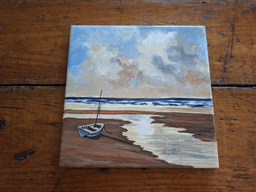 Painted picture alnmouth - of,