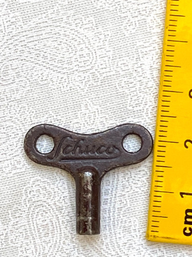 Part rare tinplate toy key - part,