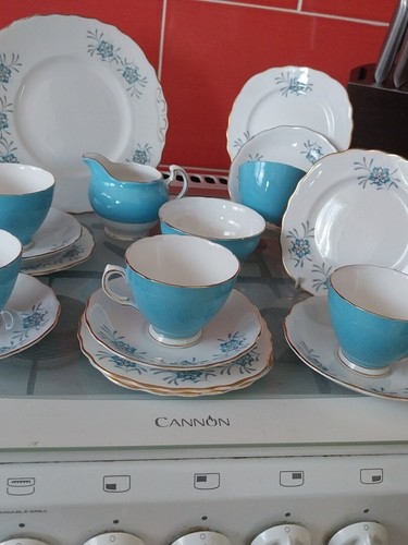 Colclough cornflower bone - colclough,