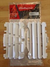 YAMAHA YZF 250 450  2007  2008  2009  POLISPORT RADIATOR LOUVRES GUARDS   WHITE