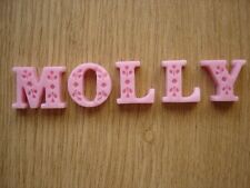 decorative edible letters /